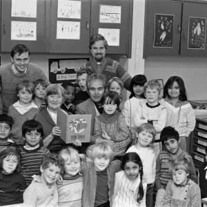 Estos niños de la escuela Rawthorpe Infants escucharon sobre la vida en Chile cuando ellos