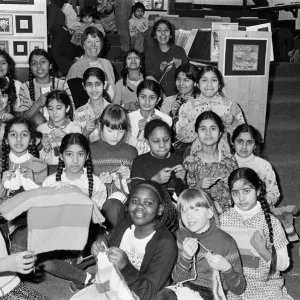 Children from Spring Grove Junior school staged a sponsored knit-in to raise £ Children from Spring Grove Junior school staged a sponsored knit-in to raise £