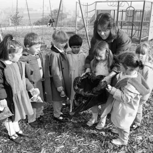 Children at Stile Common Nursery School are turning green at a young age Children at Stile Common Nursery School are turning green at a young age
