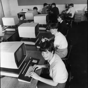 Children using computers. Carol Bullock, Debbie Armstrong and Paula Brocks