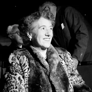 Childrens Author Enid Blyton watches the auditions today Childrens Author Enid Blyton watches the auditions today