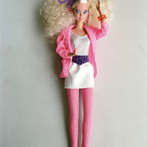 Childrens Barbie doll. Hot Rockin Fun Barbie & Rockers range. 26th March 1988