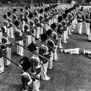 Childrens Games: The Guardsman that fainted on parade, 1953 Print Childrens Games: The Guardsman that fainted on parade, 1953 Print