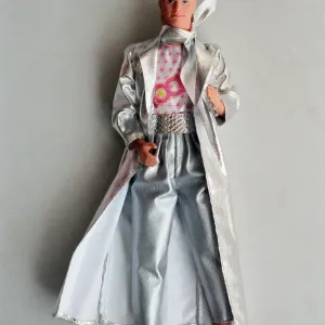Hot Rockin Fun Barbie & Rockers Ken Doll Print 1988