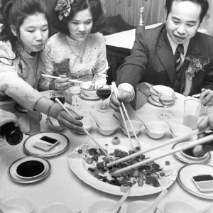 A Chinese wedding feast in a North East restaurant in 1974
