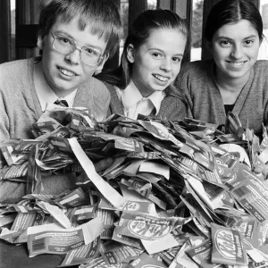 Chocolate chomping Moor End High School pupils have worked their way through almost 6 Chocolate chomping Moor End High School pupils have worked their way through almost 6