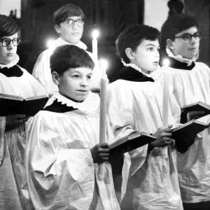 Some of the choristers from St. Johns Church, Newcastle on December 24, 1964 Some of the choristers from St. Johns Church, Newcastle on December 24, 1964
