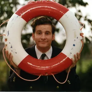 Chris Barrie British actor and comedian stars in the television series The Brittas Empire