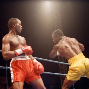 Chris Eubank defends his WBO super-middleweight title against Ron Essett at the Quinta do Chris Eubank defends his WBO super-middleweight title against Ron Essett at the Quinta do