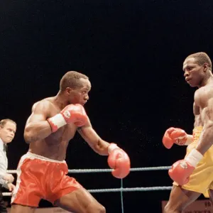 Chris Eubank defends his WBO super-middleweight title against Ron Essett at the Quinta do Chris Eubank defends his WBO super-middleweight title against Ron Essett at the Quinta do