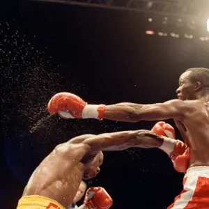 Chris Eubank defends his WBO super-middleweight title against Ron Essett at the Quinta do Chris Eubank defends his WBO super-middleweight title against Ron Essett at the Quinta do