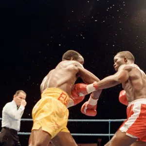 Chris Eubank defends his WBO super-middleweight title against Ron Essett at the Quinta do Chris Eubank defends his WBO super-middleweight title against Ron Essett at the Quinta do