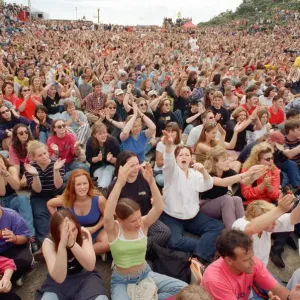 Chris Evans at Tenby Radio One Roadshow Print 1996