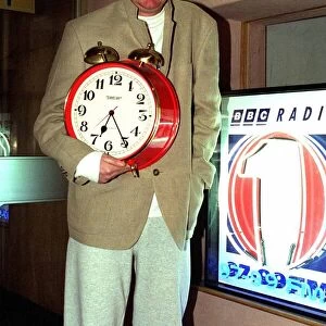 Chris Evans Radio And TV Presenter At His Last Rehersal For His BBC Radio 1 Breakfast