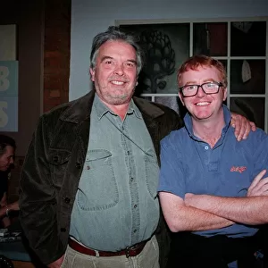 Chris Evans Radio / TV Presenter September 1998 With photographer David Bailey
