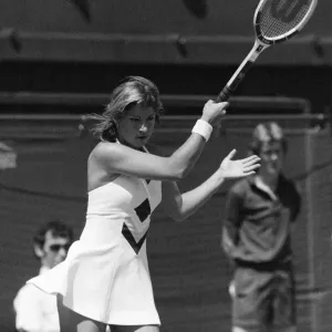 Chris Evert Wimbledon Tennis Print 1976 Chris Evert Wimbledon Tennis Print 1976
