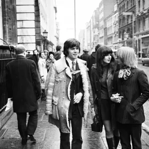 Chris Jagger with Caroline Coon, 21st December 1967 Print Chris Jagger with Caroline Coon, 21st December 1967 Print