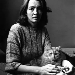 Christine Keeler in London Flat Print, June 1980 Christine Keeler in London Flat Print, June 1980