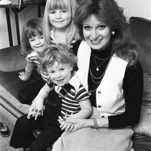 Christine Yorath with Family, 17th March 1978 Print