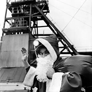 Christmas - Father Christmas arrives at Big Pit, Blaenavon