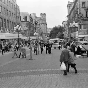 Christmas shoppers in Church Street, Liverpool, 11th November 1991 Christmas shoppers in Church Street, Liverpool, 11th November 1991