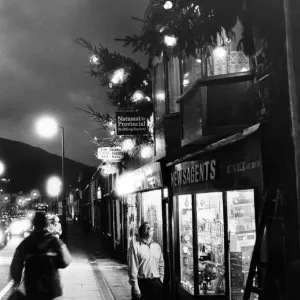 Christmas trees lend a festive air to Ton Pentres main street Christmas trees lend a festive air to Ton Pentres main street
