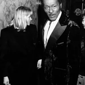 Chuck Berry American pop singer rock and roll 1988 at film premiere Chuck Berry American pop singer rock and roll 1988 at film premiere