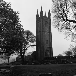 Widecombe-in-the-Moor Church Print, 14th April 1961 Widecombe-in-the-Moor Church Print, 14th April 1961