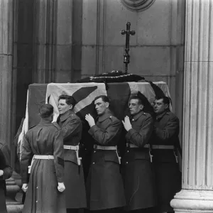 Churchill State Funeral January 30th 1965. In solemn silence Churchill State Funeral January 30th 1965. In solemn silence