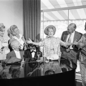 Cicely Courtneidge, actress, celebrates the 70th anniversary of her first stage Cicely Courtneidge, actress, celebrates the 70th anniversary of her first stage