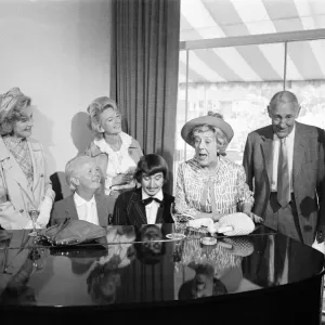 Cicely Courtneidge, actress, celebrates the 70th anniversary of her first stage Cicely Courtneidge, actress, celebrates the 70th anniversary of her first stage