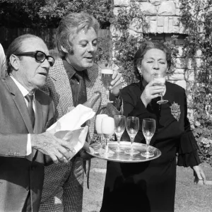 Cicely Courtneidge, actress, celebrates the 70th anniversary of her first stage Cicely Courtneidge, actress, celebrates the 70th anniversary of her first stage