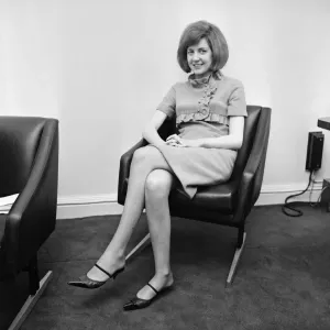 Cilla Black, singer and television personality pictured in this posed feature for Cilla Black, singer and television personality pictured in this posed feature for