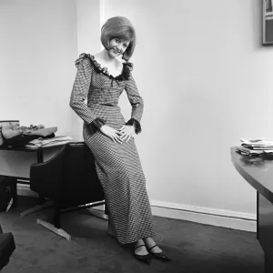 Cilla Black, singer and television personality pictured in this posed feature for Cilla Black, singer and television personality pictured in this posed feature for