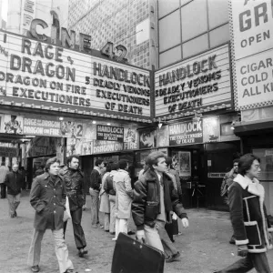 Cinemas in New York. 13th February 1981 Cinemas in New York. 13th February 1981