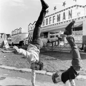Otto Europa and Son Handstand Print, 15th September 1983 Otto Europa and Son Handstand Print, 15th September 1983