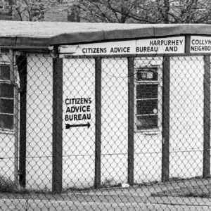The Citizens Advice Beurau in Harpurhey, 29th April 1988