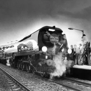 The City of Wells steam locomotive opens the new travel interchange at Gateshead railway The City of Wells steam locomotive opens the new travel interchange at Gateshead railway