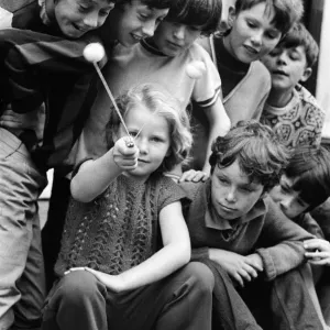 Clackers craze hits Teesside. 1971 Clackers craze hits Teesside. 1971