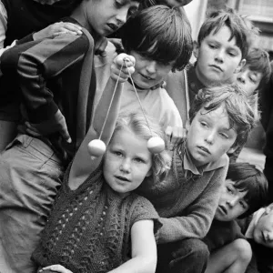 Clackers craze hits Teesside. 1971 Clackers craze hits Teesside. 1971