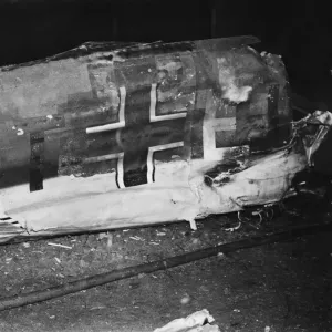 Clacton air crash 1940. German Heinkel He 111 crashed during a minelaying sortie Clacton air crash 1940. German Heinkel He 111 crashed during a minelaying sortie