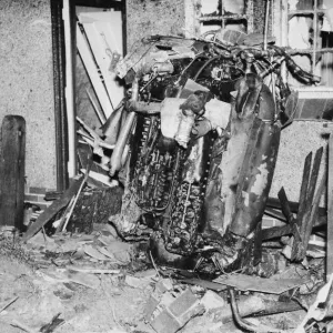 Clacton air crash 1940. German Heinkel He 111 crashed during a minelaying sortie Clacton air crash 1940. German Heinkel He 111 crashed during a minelaying sortie