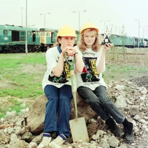 Clare Johnson and Louise Granger, 24th May 1993 Print Clare Johnson and Louise Granger, 24th May 1993 Print