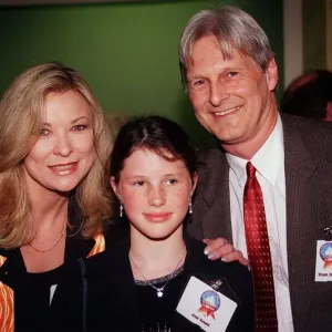 Clare King, Josie Russell and Shaun Russell Print May 1999