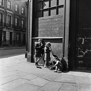 Clarendon Crescent Paddington, London. 25th April 1955