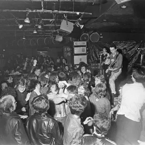 The Clash performing at The Rock Garden in Middlesbrough, 19th May 1977 The Clash performing at The Rock Garden in Middlesbrough, 19th May 1977