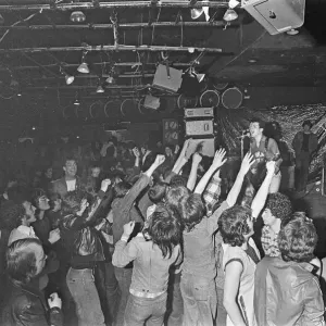 The Clash performing at The Rock Garden in Middlesbrough, 19th May 1977 The Clash performing at The Rock Garden in Middlesbrough, 19th May 1977