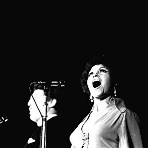 Cleo Laine, who was appearing at the Newcastle Festival in October, 1970