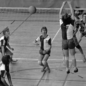 Cleveland Volleyball Team in Training Print, 18th May 1976 Cleveland Volleyball Team in Training Print, 18th May 1976
