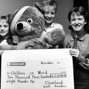 Clevelands brownies, guides and rangers have given a &pound;2